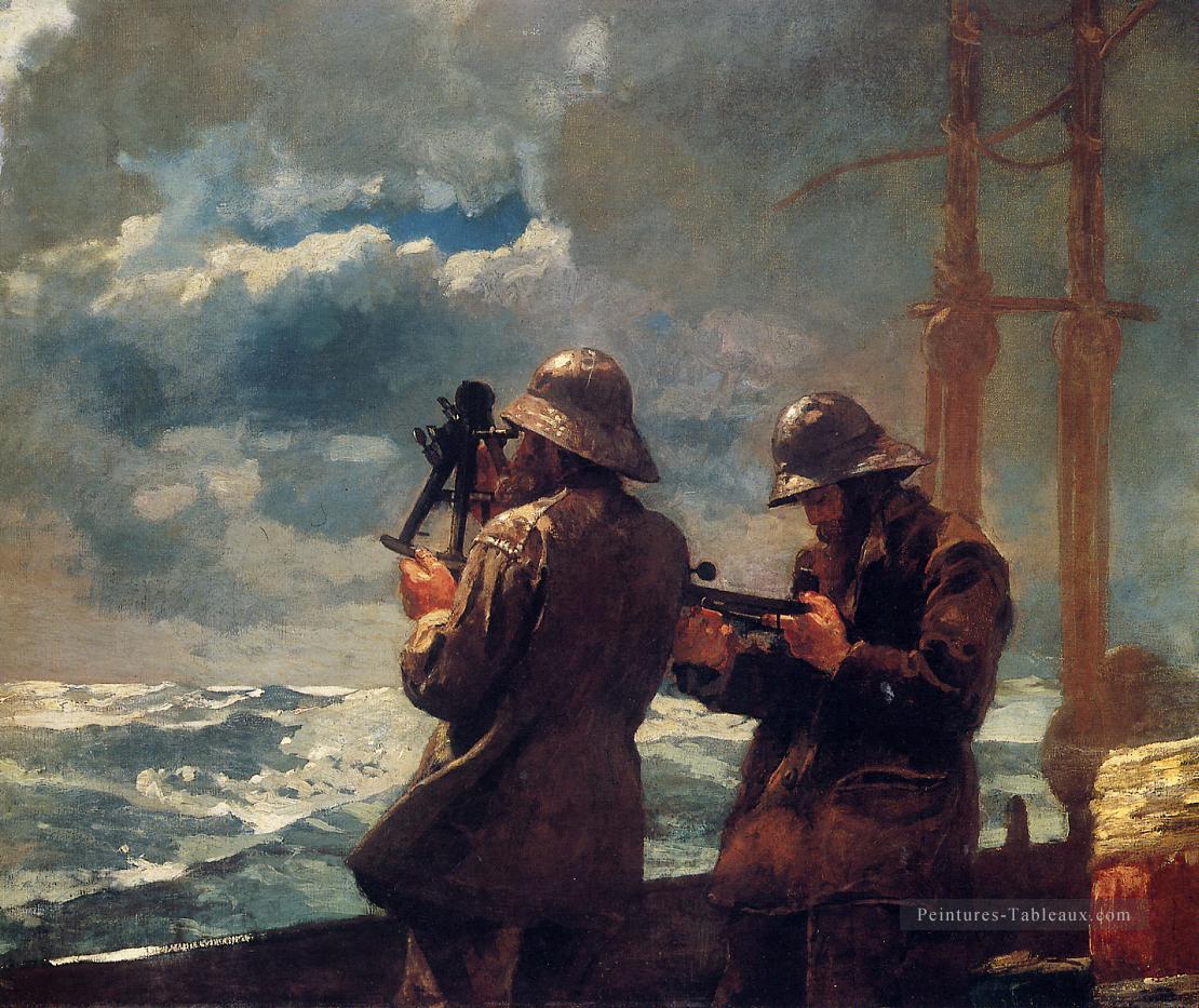Huit cloches réalisme marine peintre Winslow Homer Peintures à l'huile